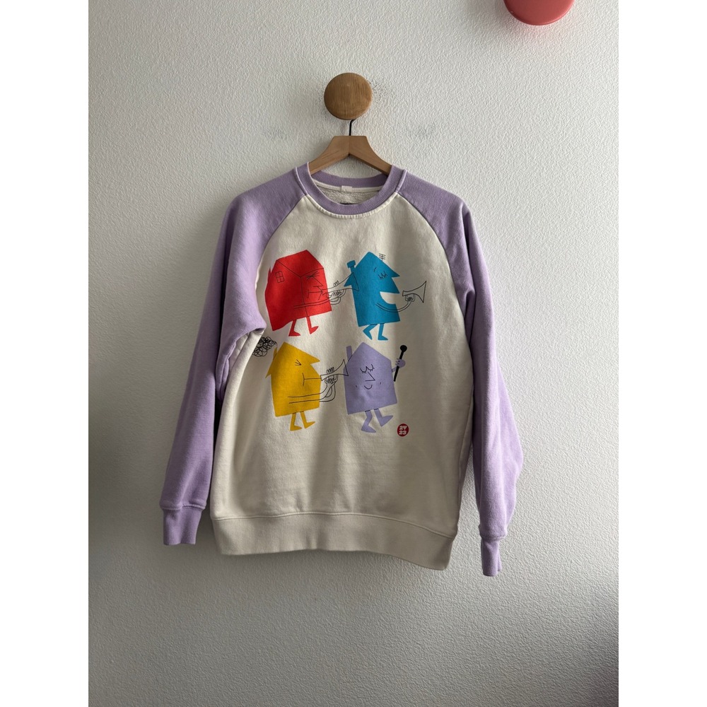 Harry Styles Love On Tour 2023 House Graphic Raglan Sweatshirt Size Small
